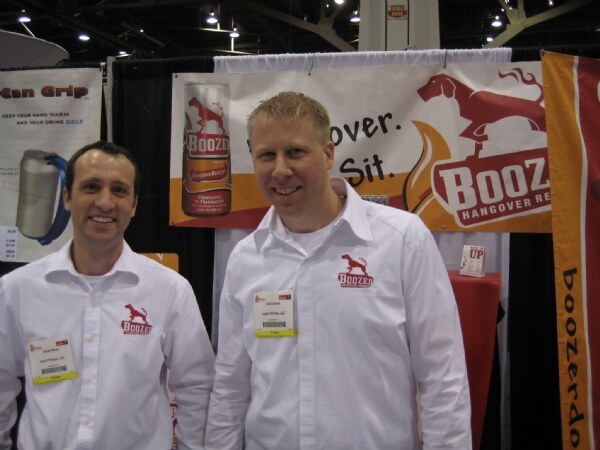 Photo unavailable. Image associated with the Boozer Hangover Remedy brand at the Nightclub and Bar 2009 trade show.