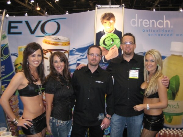 Photo unavailable. Image associated with Evo Energy and Drench Water at the Nightclub and Bar 2009 trade show.