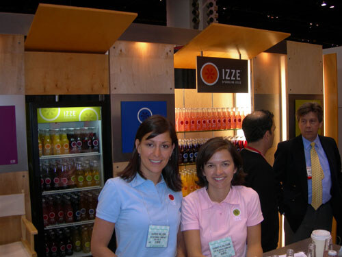 Heather Willison and Samantha Halfacre were there representing Izze.