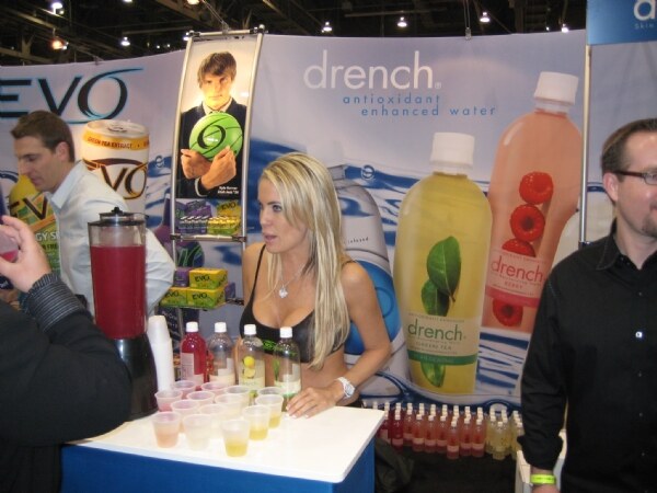 Photo unavailable. Image associated with Evo Energy and Drench Water sampling at the Nightclub and Bar 2009 trade show.
