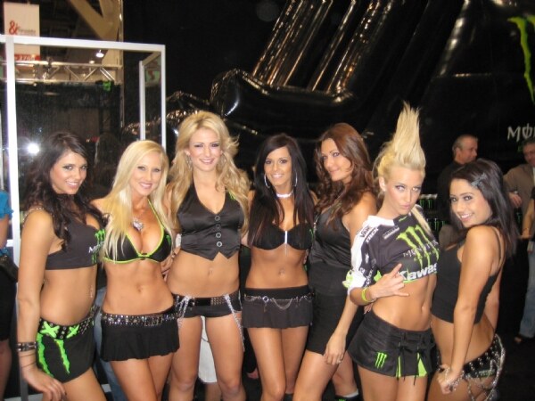 Photo unavailable. Image associated with Monster Energy at the Nightclub and Bar 2009 trade show, labeled as ladies, number 2.