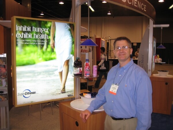 Exhibit display for InterHealth and its Super Citrimax ingredient at the IFT 2009 trade show. The photo is unavailable, so no further detail is described.