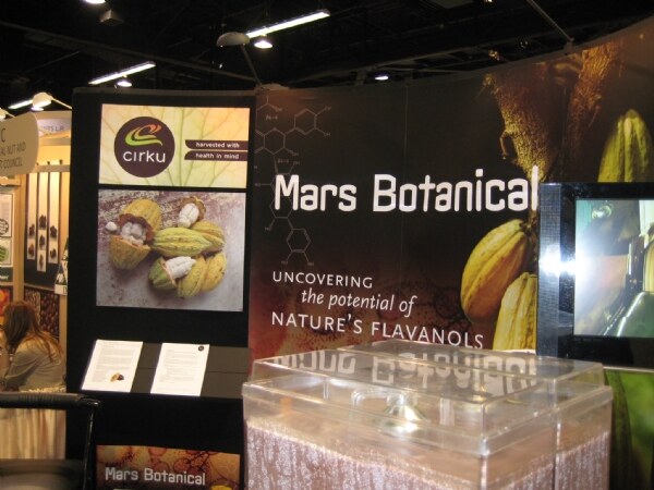 Exhibit display for Mars Botanical at the IFT 2009 trade show. The photo is unavailable, so no further detail of the scene is described.