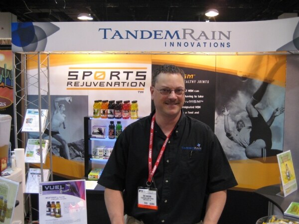 Photo unavailable. Booth of Tandem Rain at the IFT 2009 trade show.