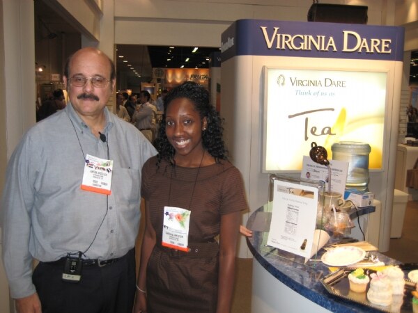 Photo unavailable. Booth of Virginia Dare at the IFT 2009 trade show.