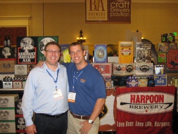 Photo unavailable. Archive image associated with the Harpoon Beer brand at the NBWA 2009 trade show.