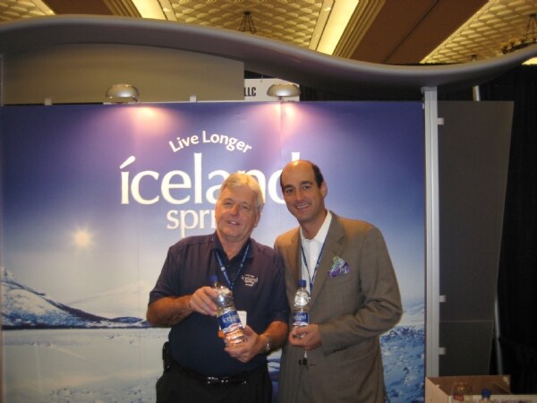 Photo unavailable. Archive image associated with the Iceland Spring brand at the NBWA 2009 trade show.