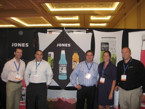 Photo unavailable. Archive image associated with the Jones Soda brand at the NBWA 2009 trade show.
