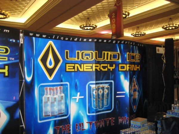 Booth for the brand Liquid Ice at NBWA 2009, based on the archive title. The image is unavailable, so no further visual details can be described.