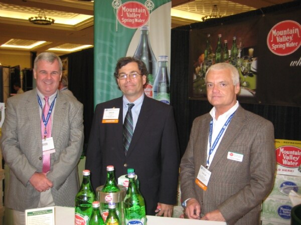 Photo from NBWA 2009 related to the brand Mountain Valley Spring Water. The image is unavailable, so no further visual details can be described.