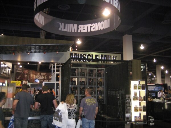 Photo unavailable. Image of the Cytosport booth listing at the Olympia 2009 trade show.
