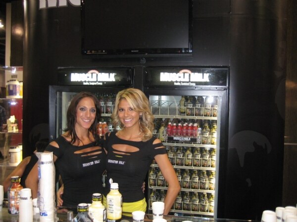 Photo unavailable. Image is from Olympia 2009 and is associated with the brands Cytosport and Muscle Milk.