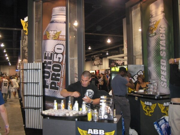 Photo unavailable. Image is from Olympia 2009 and is associated with the brand Optimum Nutrition.