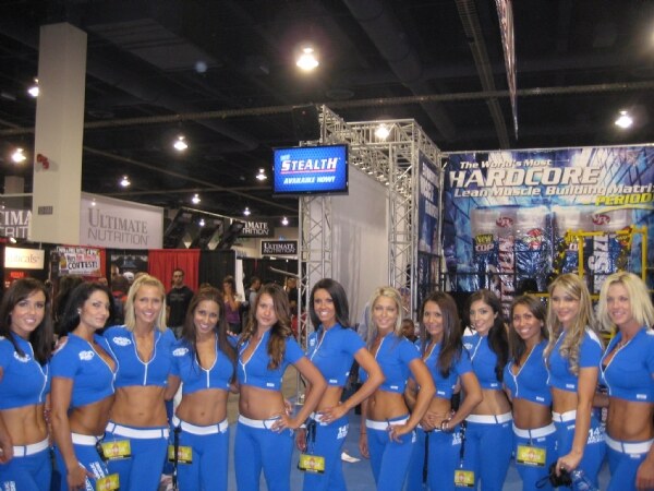 Photo associated with the Redline brand at the Olympia 2009 trade show. The photo is unavailable, so no further visual detail is described.