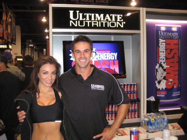 Photo associated with the Ultimate Nutrition brand at the Olympia 2009 trade show. The photo is unavailable, so no further visual detail is described.