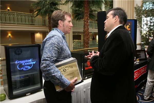 Craig James (Fentimans North America) Laurence Langrell (Crystal Cooler)