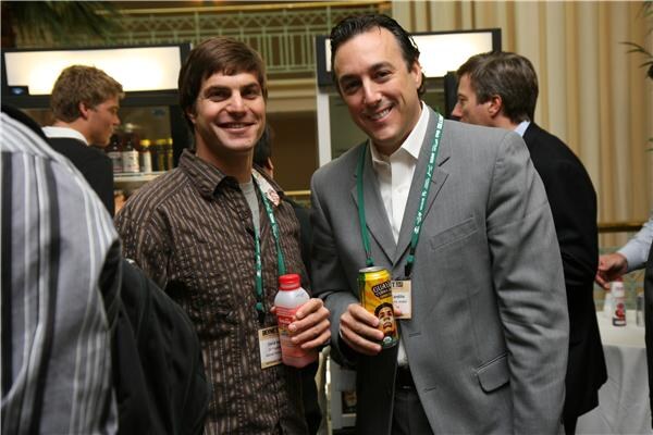 David Karr (Guayaki) and Anthony Cardillo (Dox Cardio Water)