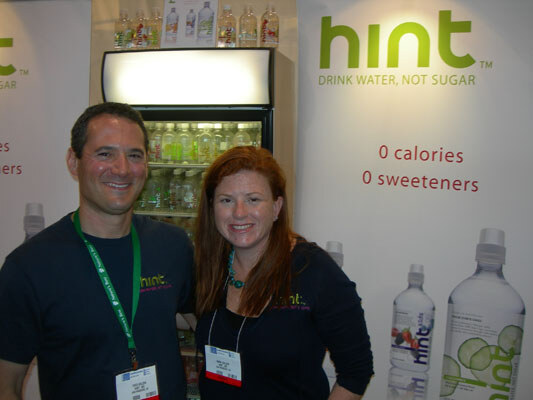 Hint water's Theo and Kara Goldin