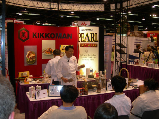 Kikkoman (makers of Pearl soymilk) cooking expo