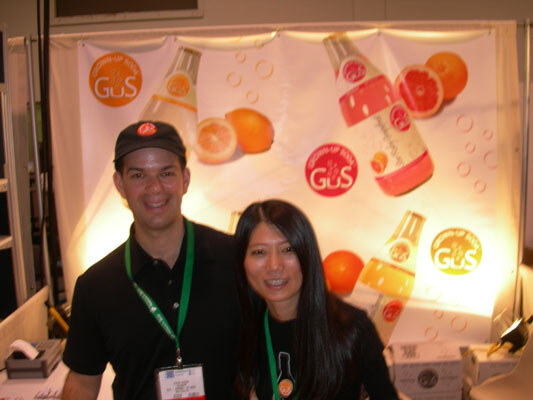 Steve Hersh and Jeannette Luoh of GuS soda