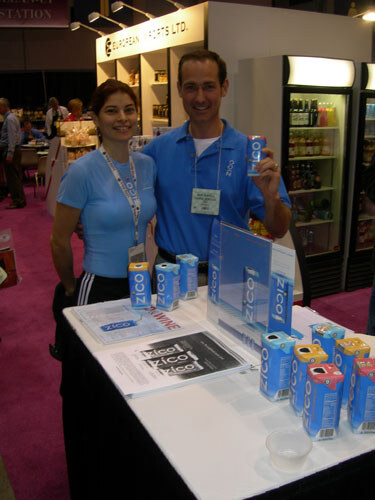 Zico was happy to provide folks with samples of their delicious coconut waters.