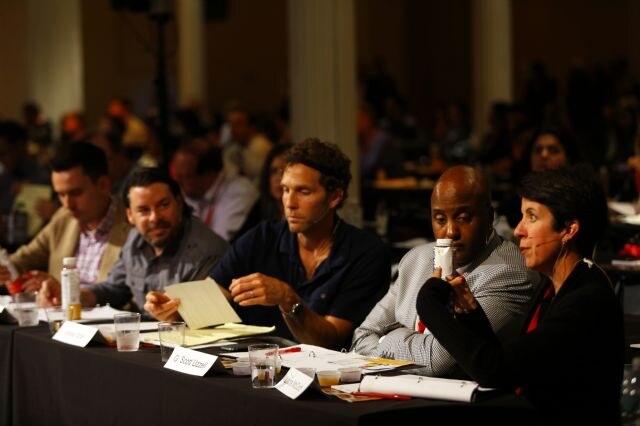 New Beverage Showdown Judges John Craven, Greg Fleishman, Jesse Itzler, Scott Uzzell, and Laura McCord